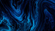 canvas print picture - Blue Acrylic Pour Color Liquid marble abstract surfaces Design.