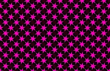Seamless Background With Pink Stars On Dark Backround