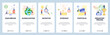 Mobile app onboarding screens. Business, financial and economy icons, globalization, portfolio. Menu vector banner template for website and mobile development. Web site design flat illustration