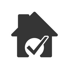 Wall Mural - house icon - vector.