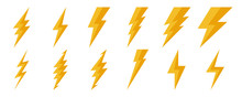 Lightning Icons - Vector.