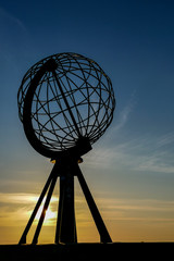 Wall Mural - landscape view in nordkapp north cape norway europe