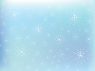 Poster - Winter snowy background. Concept design. Blue background. Xmas snow flake pattern. Winter season. Christmas greeting card. Magic concept. Merry christmas. Snowflake vector. Postcard design element.