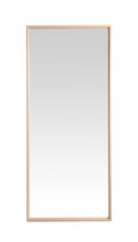Beautiful Large Mirror Isolated On White. Home Decor