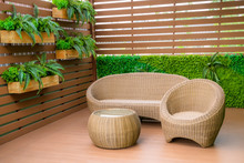 Seating In The Garden On The Balcony, Is A Recreation Place.