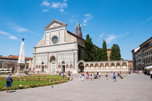 Basilica Of Santa Maria Novella, Florence, Italy. 15th-century Dominican Church.