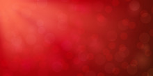 Abstract Red Shiny Glitter Bokeh Christmas Vector Background