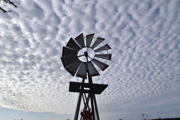 Poster - Windmill Clouds