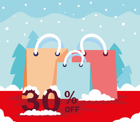 christmas promotions and discounts , winter sales