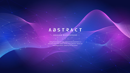 Multipurpose Modern Abstract Background Template With Gradient Wave