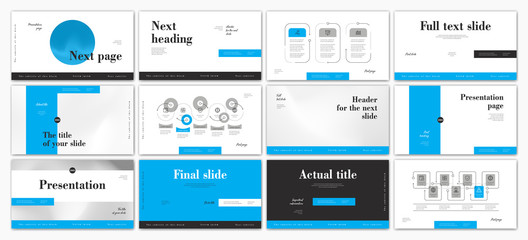 Naklejka na meble Presentation template design