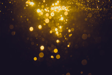 Wall Mural - Gold abstract bokeh