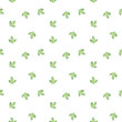 © Мария Ронина - pattern with watercolor green leaves on a white background. Great for textiles, packaging design, printing