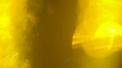 Wall Mural - isolated warm lens flares with shiny bokeh