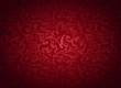 damask vintage red background with floral elements in Gothic, Baroque style. Royal texture, vector Eps 10