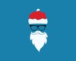 © sangidan - santa claus hat vector icon illustration design