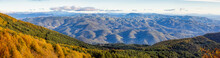 Panorama Picture From Spanish Mountain Montseny