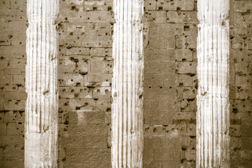 Poster - Columns of Temple of Hadrian