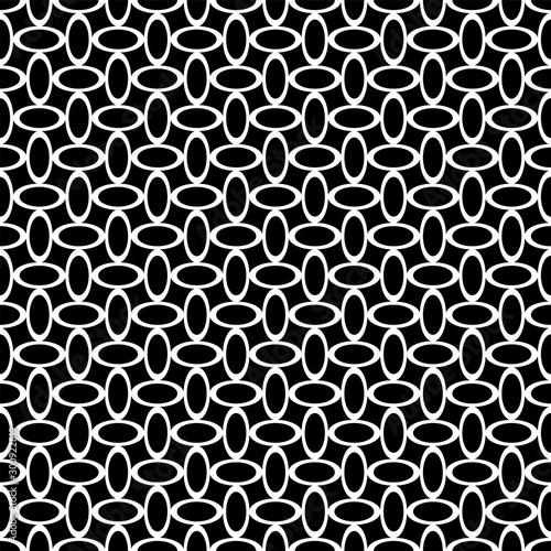 Seamless texture. White oval lines pattern.