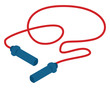 © Morphart - Jump rope, illustration, vector on white background.