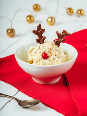 Christmas Rain-deer Mince Pie Ice Cream