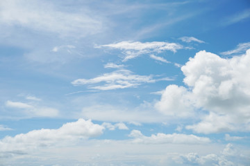 Wall Mural - Blue sky with cloud in a day. 