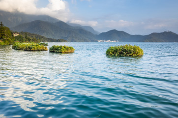 famous Sun Moon Lake landscape