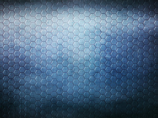 Blue metal background