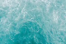 Turquoise Green Sea Water, Abstract  Nature Summer Textured Background