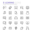 © Skellen - Collection of e-learning related line icons. 48x48 Pixel Perfect. Editable stroke