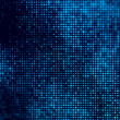 Triangle pattern halftone triangle pattern. Blue gradient background halftone dots. Black texture.