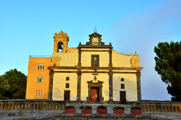 Wall Mural - Basilica of San Calogero monte kronio Sciacca sicily italy