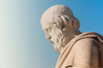 Wall Mural - classic Plato statue