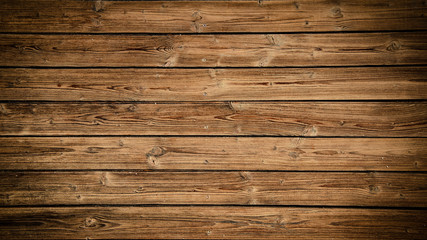old brown rustic dark grunge wooden timber wall or floor or table texture - wood background banner