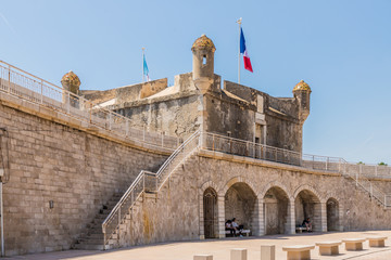 Wall Mural - A view in Menton in France