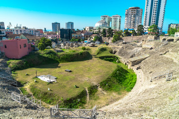 Canvas Print - Durres Amphitheatre