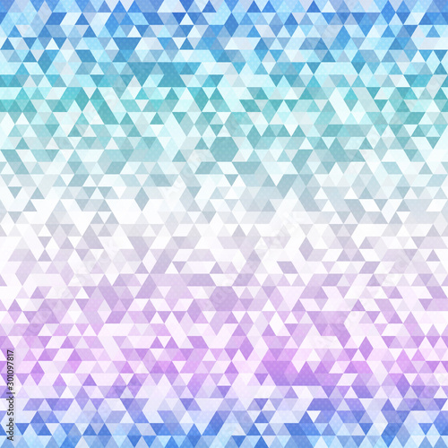 Cotton fabric Pastel color triangle seamless pattern.