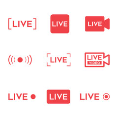 LIVE video icon.