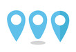 Pinpoint isolated icon. Pin point sign. Pin lokator icon  illustration template. Pinpoint symbol for website, gps navigator, apps, business card.