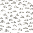 © mohinimurti - Seamless pattern of the black line grass doodle