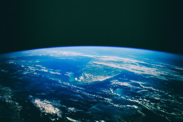 Wall Mural - earth and stars. blue earth. great for background. the elements