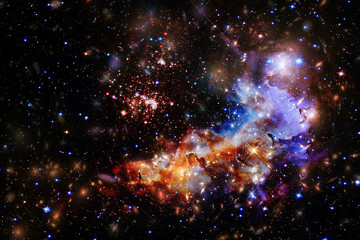 Space and galaxy. The elements of this image furnished by NASA.