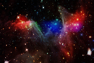 Wall Mural - amazing galaxy view and stars. the elements of this image furnished by nasa.