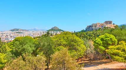 Wall Mural - Panorama of Athens city