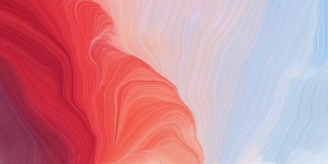 Wall Mural - wavy abstract red background