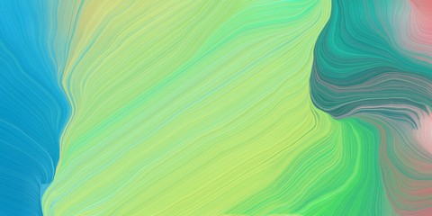 wave lines from top left to bottom right. background illustration with light green, light sea green and gray gray colors