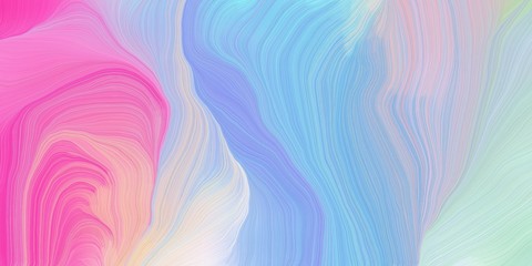 Leinwandbilder - futuristic concept of connecting lines with light steel blue, neon fuchsia and pastel magenta colors. good as background or backdrop wallpaper
