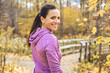© Louis-Paul Photo - A running woman jogging in autumn nature