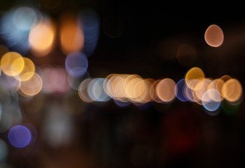 de focused bokeh light, abstract background