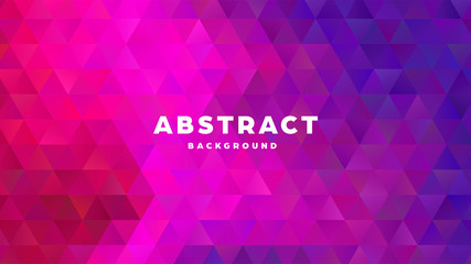 Wall Mural - triangle polygonal abstract background. colorful gradient design. low poly shape banner. vector illu